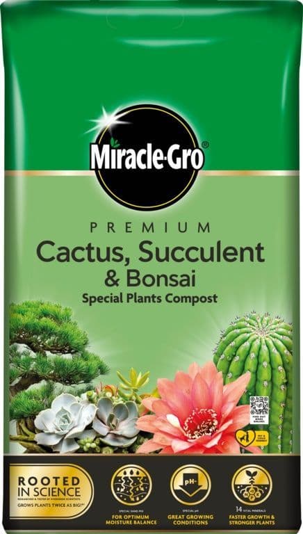 Miracle-Gro Cactus, Succulent & Bonsai Compost - 6L